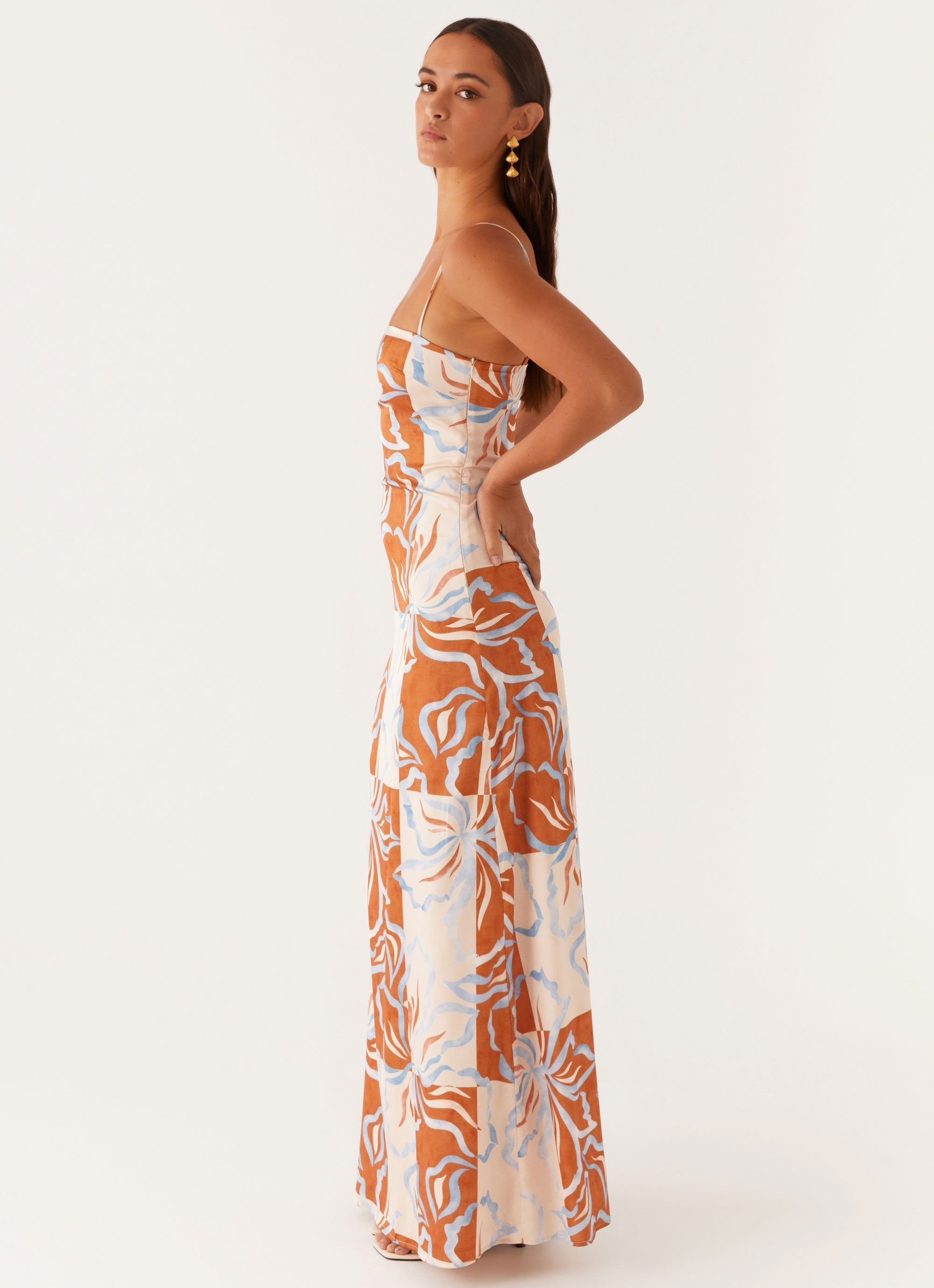 Aster Bloom Maxi Dress