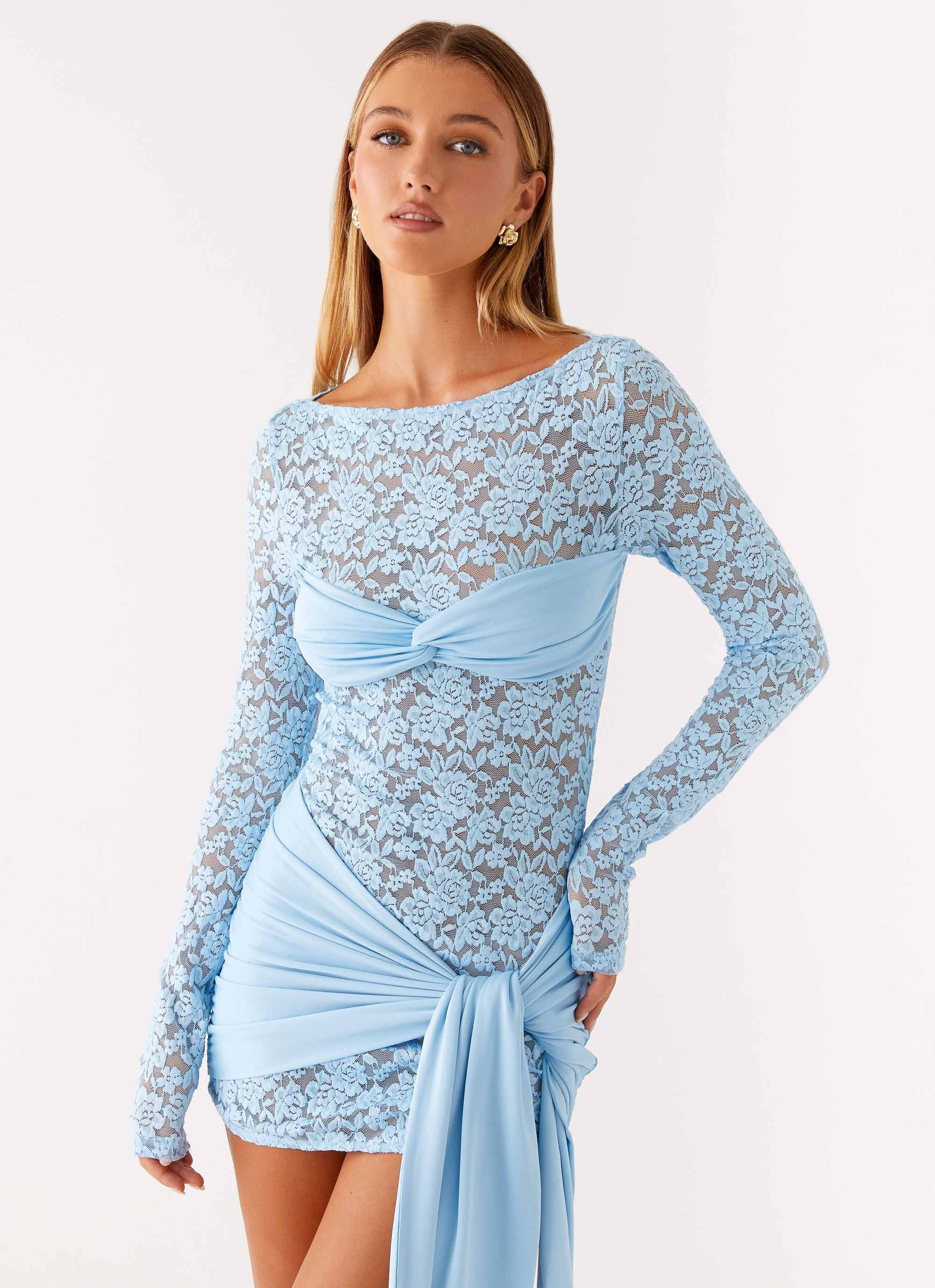 Celina Soleil | Lace Mini Dress