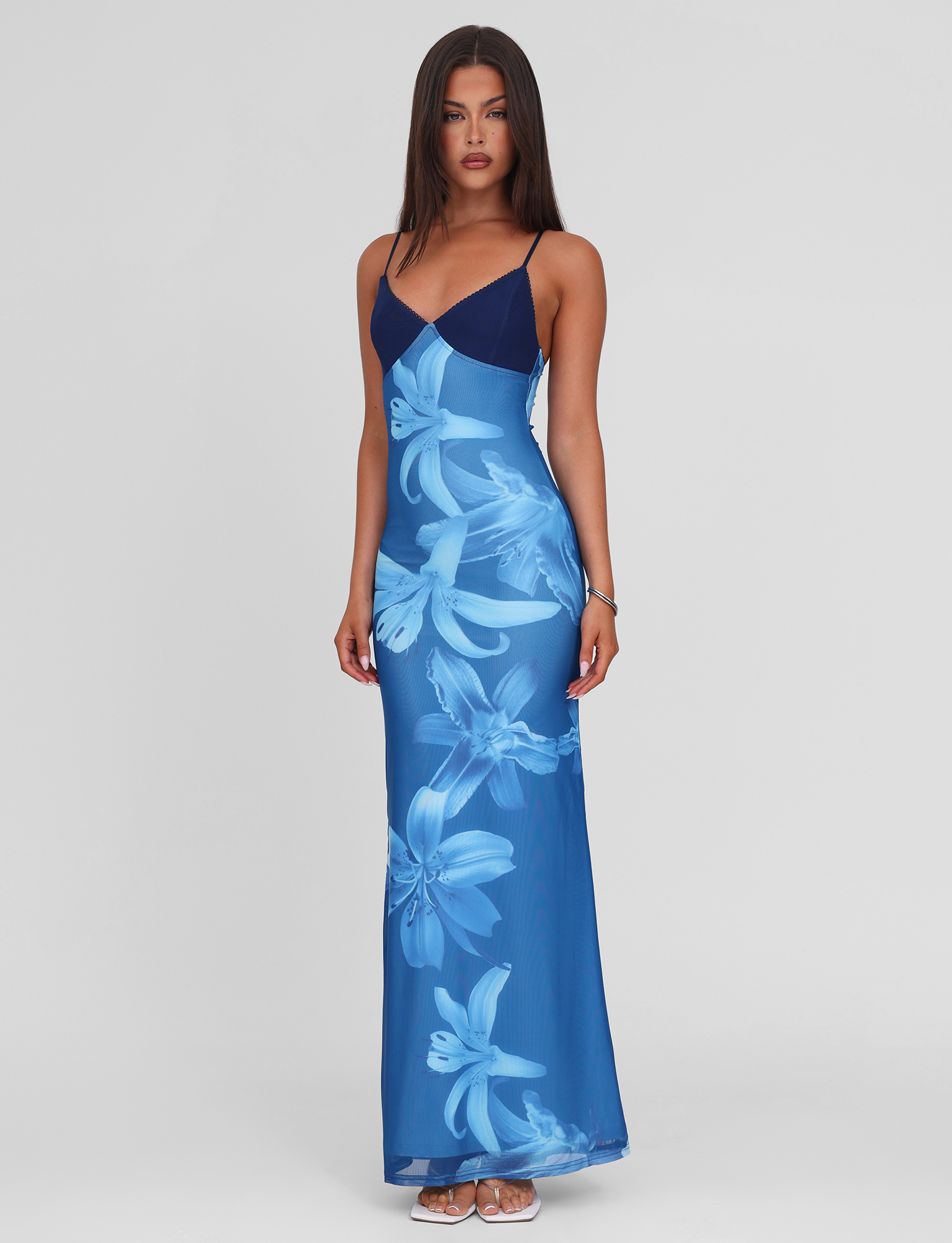 Alaina Maxi Dress - Blue Orchid