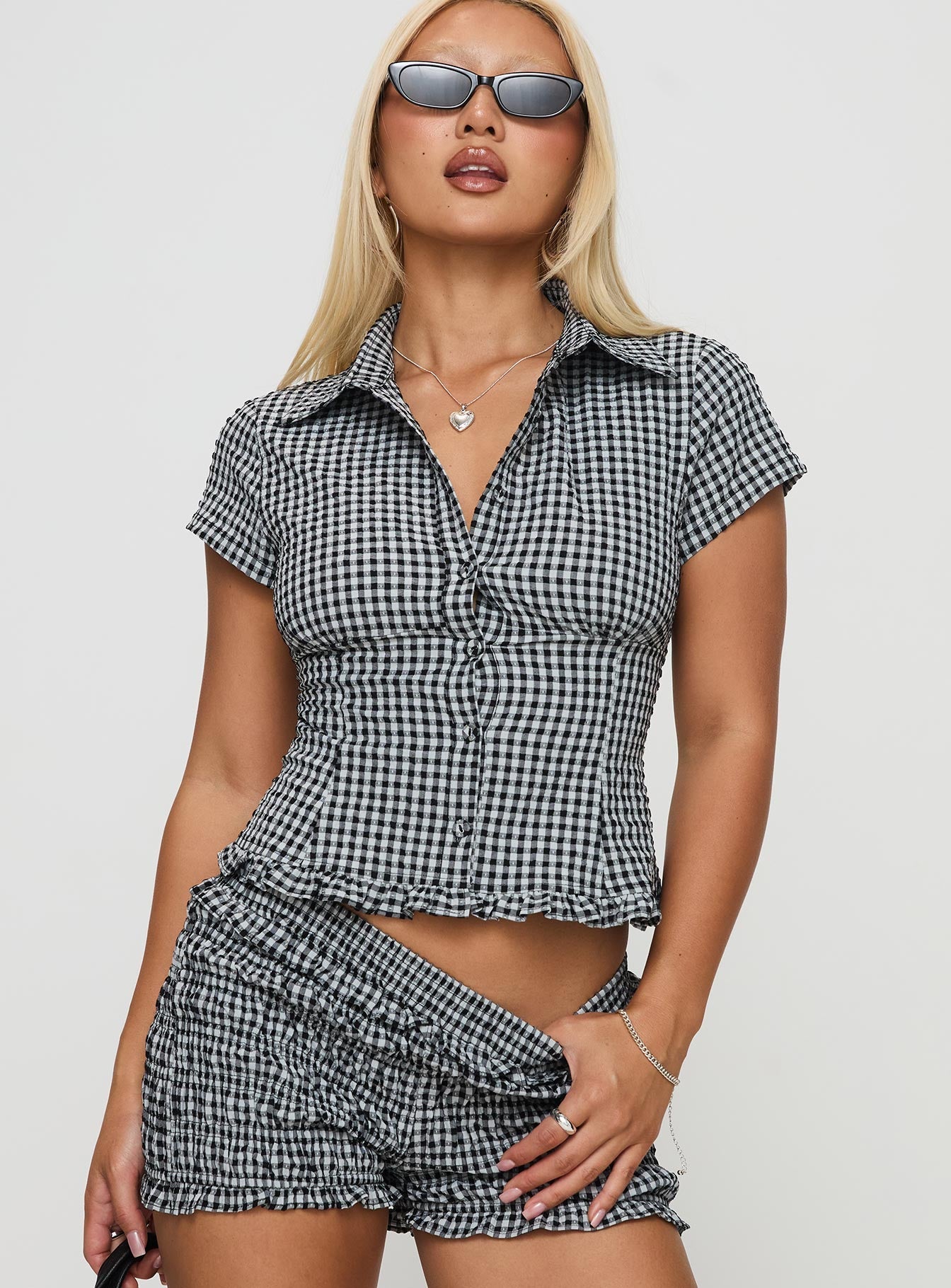 Covey Shirred Puff Sleeve