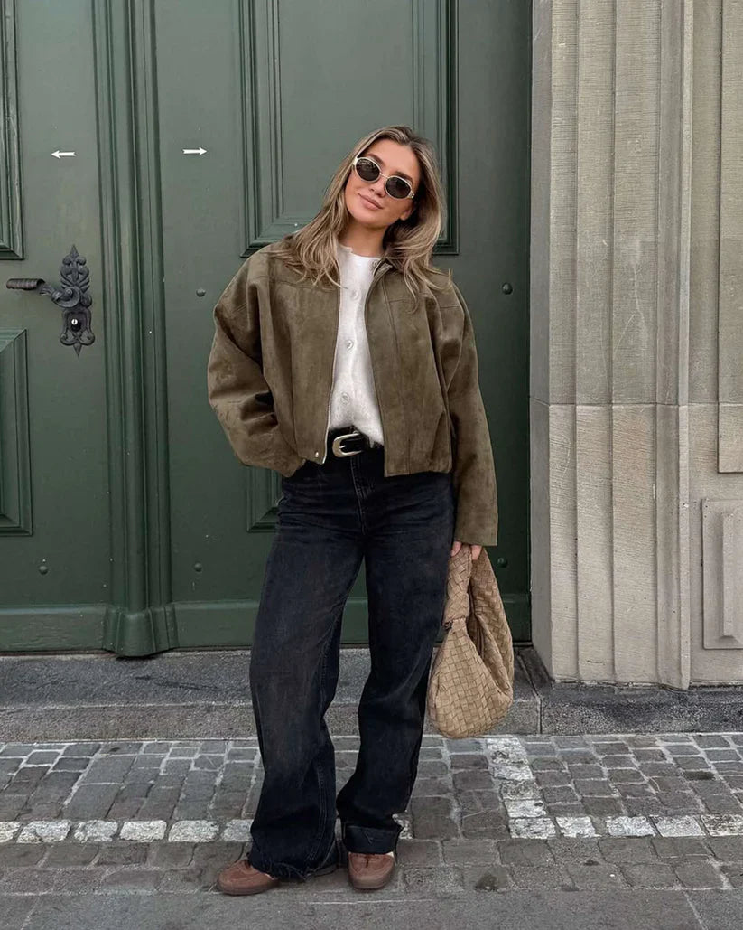 Elina | Suede Jacket