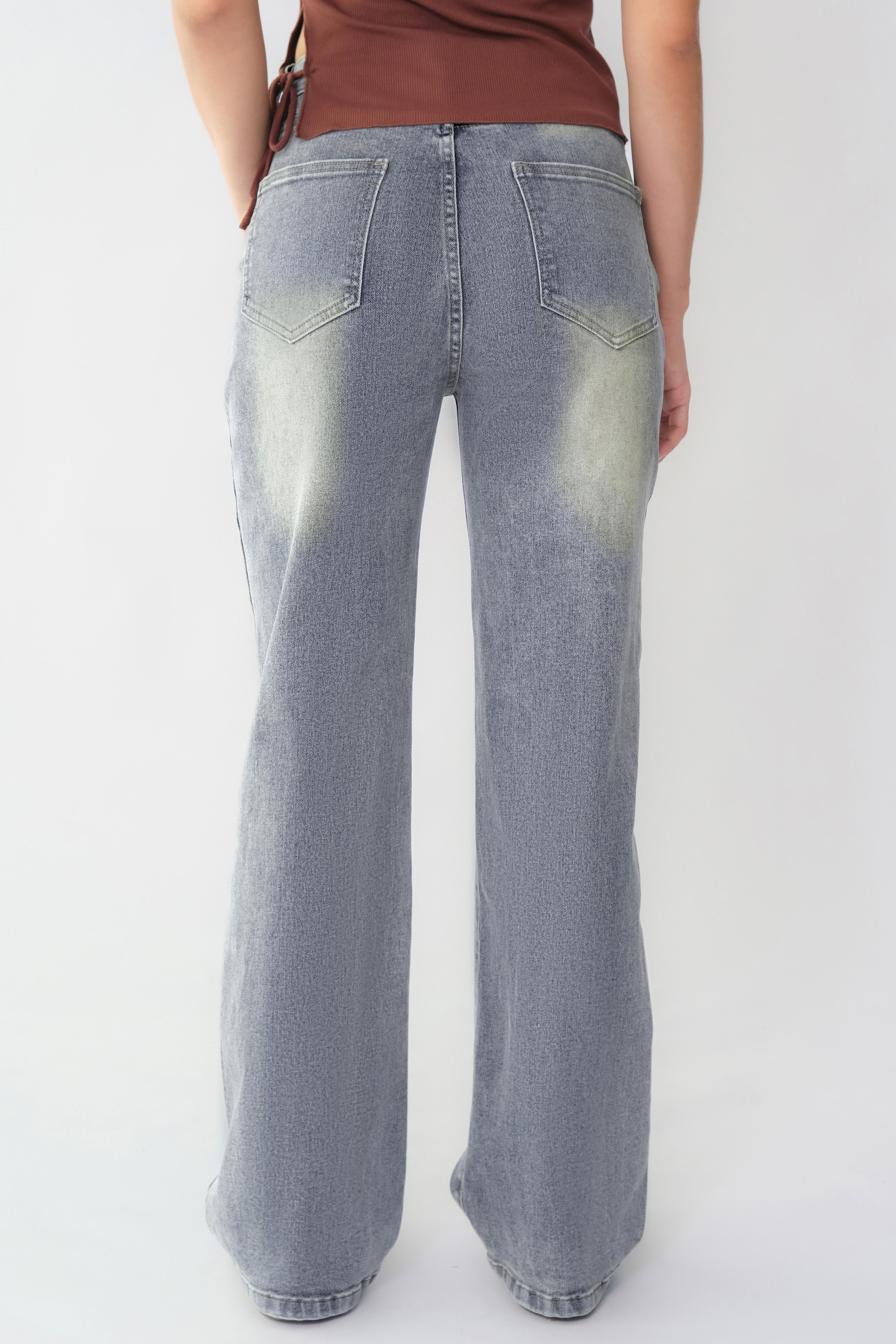 Petite Mid Rise Stretch Denim Jeans