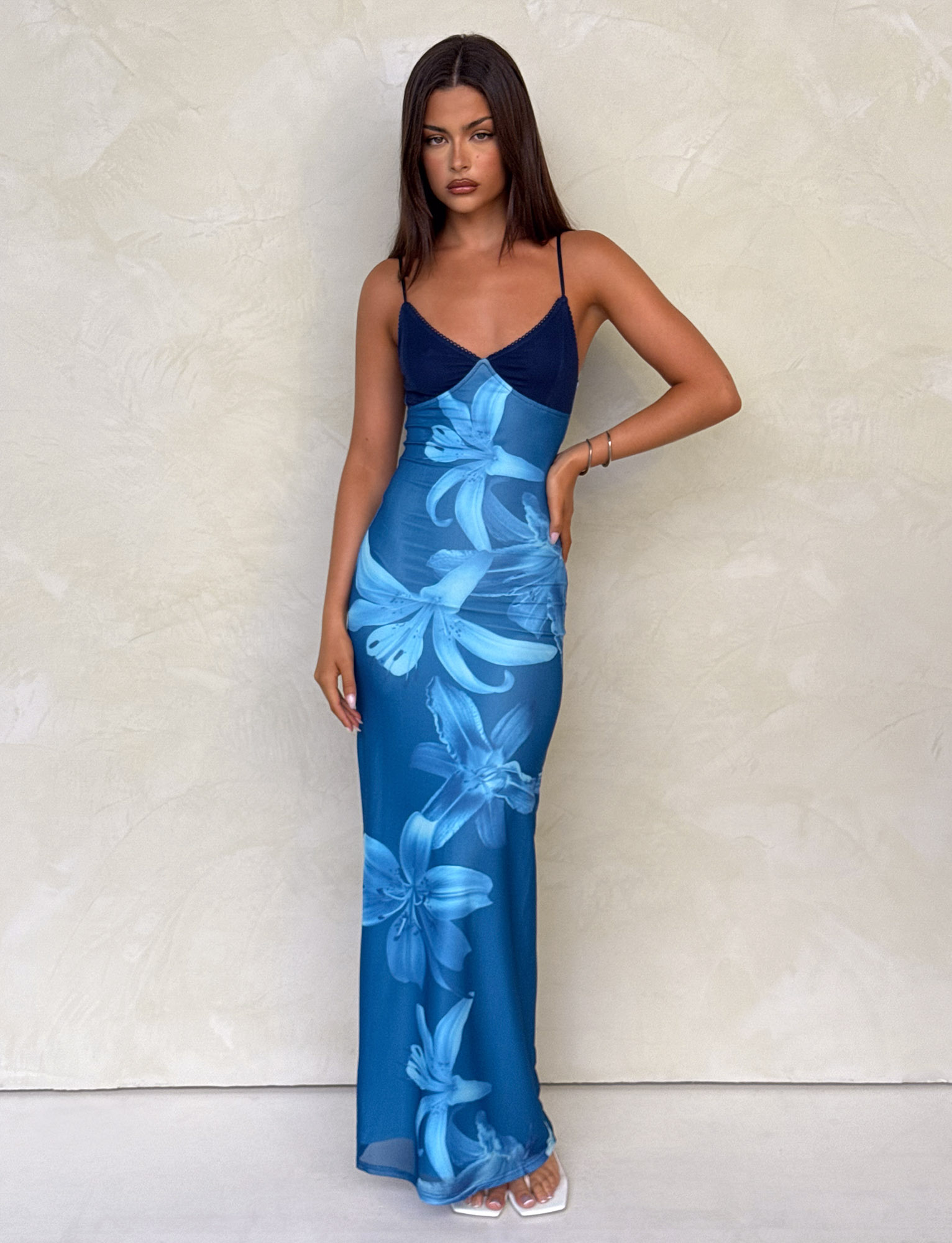 Alaina Maxi Dress - Blue Orchid