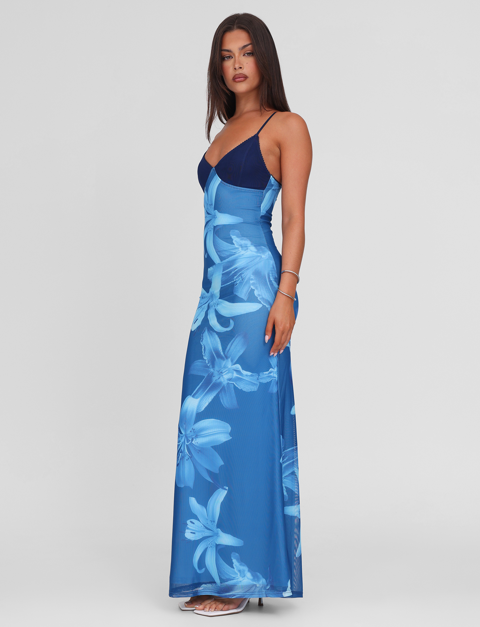 Alaina Maxi Dress - Blue Orchid