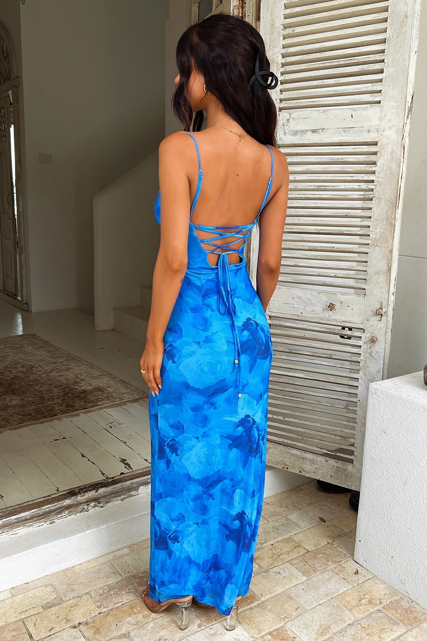 Aurora Blossom Dress | Flowy Floral Maxi